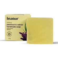 inatur Patchouli & Vetiver Handmade Soap, Refreshing & Relaxing Bathing Bar, 100% Natural & Vegan