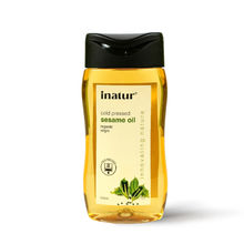 inatur Sesame Oil, 100% Pure, Cold-Pressed, Virgin & Organic, for Skin & Hair Care