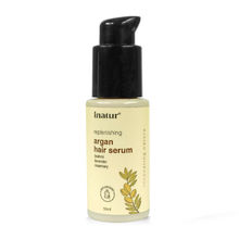 Inatur Argan Hair Serum, Smoothens, Strengthens, Adds Shine, Lightweight & Non-Greasy