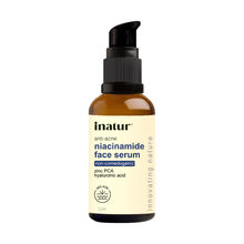 inatur Niacinamide Face Serum, For Bright, Clear & Acne Free Skin With Hyaluronic & Zinc Pca