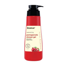 inatur Pomegranate Shower Gel , Refreshing Moisturizing Body Wash With Raspberry Seed & Black Pepper