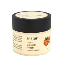inatur Organic Almond Cream, Deep Moisturizer, with Natural Oils, for Sensitive Skin