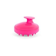 Streak Street Silicone Hair Shampoo Brush And Scalp Massager - Bubblegum Pink