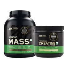 Optimum Nutrition Serious Mass Weight Gainer - Chocolate + Creatine