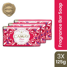 Camay Classic International Beauty Soap With Carnations & Roses (Pack Of 3)