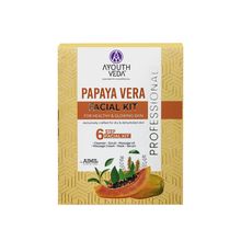 Ayouthveda Papaya Vera Facial Kit for Bright, Even & Clear Skin
