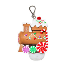 Bath & Body Works Light-Up And Sound-Making Gingerbread Train Pocketbac Holder