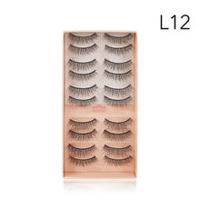 Beautiliss Eyelash Set 3D False Long And Natural Eye Makeup - L12