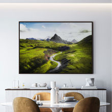 ARTCREST Frame Highlands Iceland Large Painting Black Box Framed Wall Art