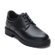 Zoom Shoes Women Black Leather Derbies