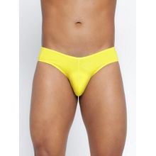 BASIICS by La Intimo Men Yellow Cotton Ultra