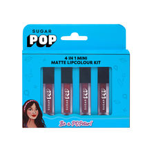 SUGAR POP 4 In 1 Mini Matte Lipcolour Kit - 01 Cult Classics