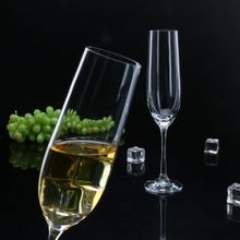 Bohemia Crystal Viola Champagne Flutes Glass Set, 190ml, Set Of 2, Transparent
