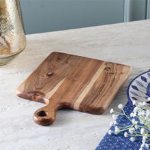 The Decor Mart Wooden Chopping Board- Natural