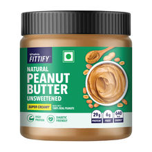 Saffola FITTIFY Natural Peanut Butter Unsweetened Super Creamy