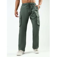 Monte Carlo Men Solid Green Cargo