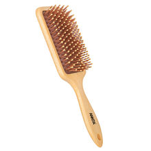 Ankita Flat Mini Paddle Hair Brush, Wooden Color - 144 W