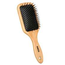 Ankita Wooden Paddle Hair Brush With Nylon Bristle & Cushion Paddle - A18