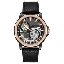 Kenneth Cole Automatic Black Dial Stainless Steel Strap Watch for Men (M)