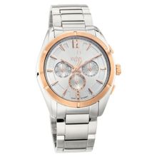 Xylys Men Analog Silver Dial Silver Strap Watches (M)