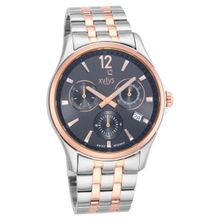 Xylys Men Analog Grey Dial Silver Strap Watches (M)