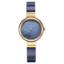 Xylys Women Analog Off White Dial Blue Strap Watches (M)