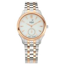 Xylys Women Analog Off White Dial Silver Strap Watches (M)