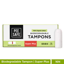 Pee Safe Cotton Tampons For Light to Medium - Comfortable & Rash Free Period Protection