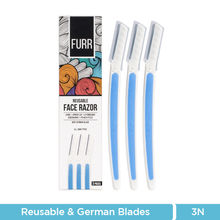 FURR Reusable German Blade Razor For Eyebrow, Forehead, Chin & Sideburns