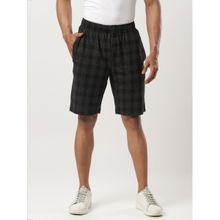 Jockey Rm01 Mens Super Combed Cotton Elastane Regular Fit Shorts with Side Pockets Black