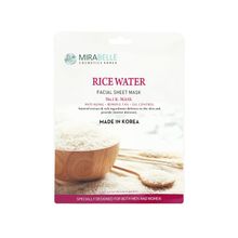 Mirabelle Rice Water Facial Sheet Mask For Anti - Acne