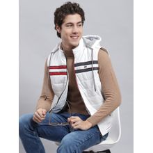 Monte Carlo White Stripes Hood Jacket