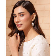 Fabindia Women Silver Drop Earrings