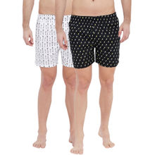 XYXX Super Combed Cotton Printed Boxers For Men (pack Of 2) - Multi-Color