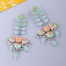 Voylla Bagh E Fiza Colourful Enamel Embellished Earrings