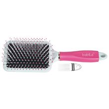 Babila Paddle Brush (With Cleaning Comb) - HBV122P