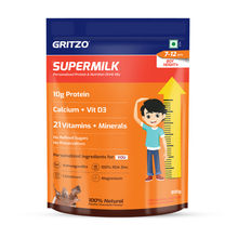 Gritzo SuperMilk Height+ (7-12y Boys), 10g Protein (Double Chocolate, 800g)
