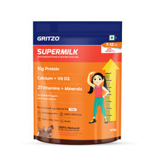 Gritzo SuperMilk Height+ (7-12y Girls), 10g Protein (Double Chocolate, 800g)