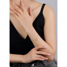 SILMORA White Rose Gold Plated Bracelets