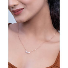 SILMORA White Rose Gold Plated Necklaces & Neckpieces