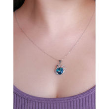 SILMORA Blue Silver Plated Necklaces & Neckpieces