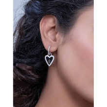SILMORA Black Silver Plated Drop