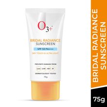 O3+ Bridal Radiance Sunscreen SPF 50 PA+++