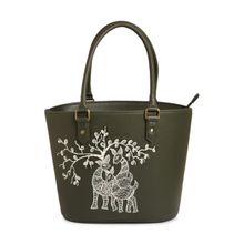 RASHKI Oliva Hand Art Womens Handpainted Tote Bag