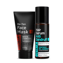 Ustraa Anti-dandruff Hair Serum & De-tan Face Mask Oily Skin