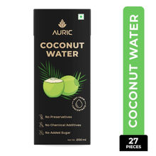Auric Tender Coconut Water- No Added Sugar, Not From Concentrate, Safe Hygienic Packaging-Pack of 27