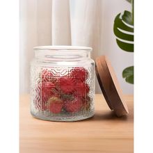 UMAI Glass Jar with Wooden Lid 500ml
