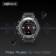 Corseca Swagger True wireless earbuds with the Smartwatch