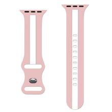 GRIPP 40-41Mm Tutone Watch Strap - Pink and White