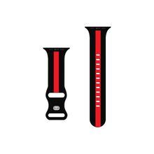 GRIPP 45-49Mm Tutone Watch Strap - Black and Red